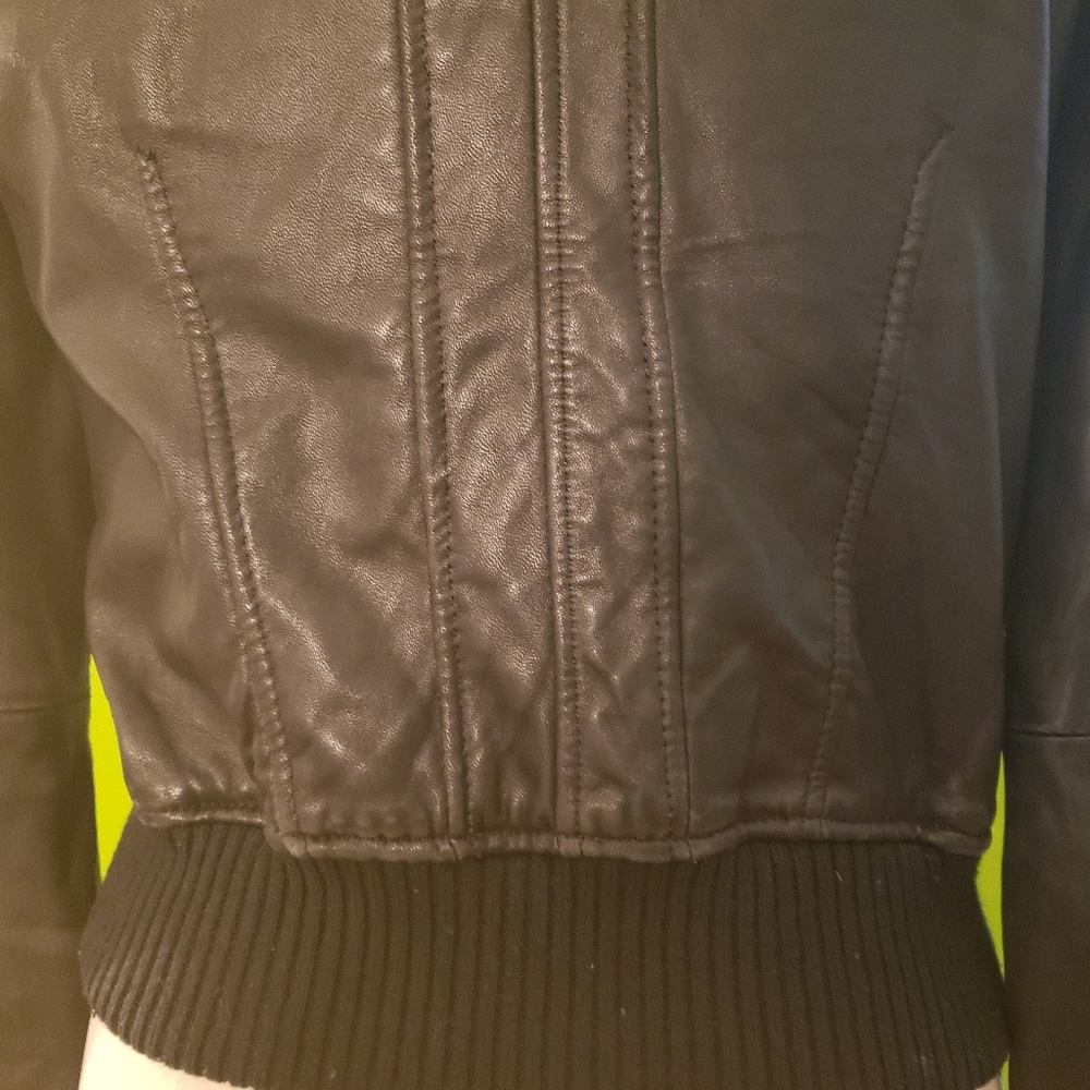 Knoles & Carter Soft Black Worn Moto Jacket - Picture 5 of 8